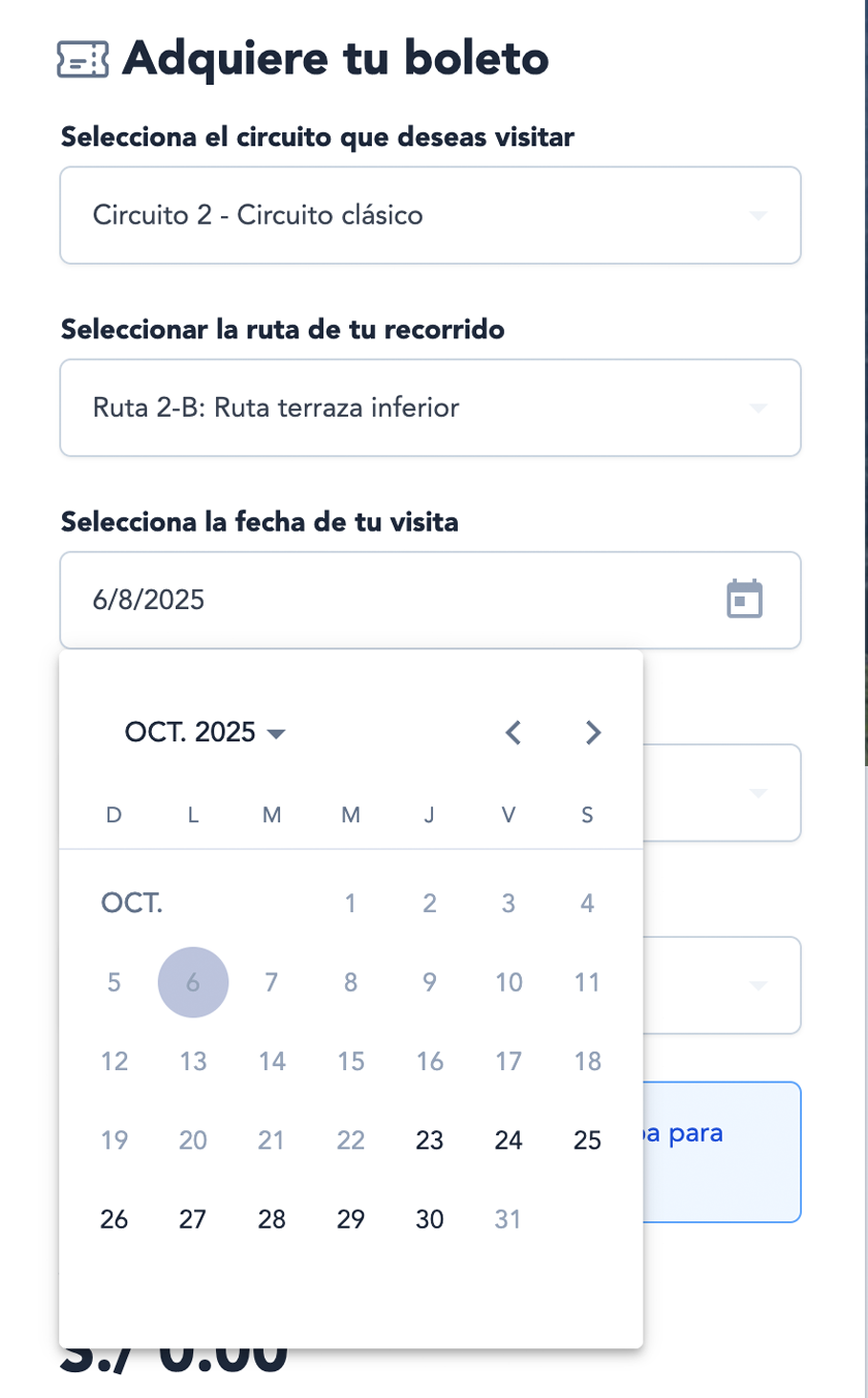 Machu-Picchu-Tickets_Anleitung_Datum